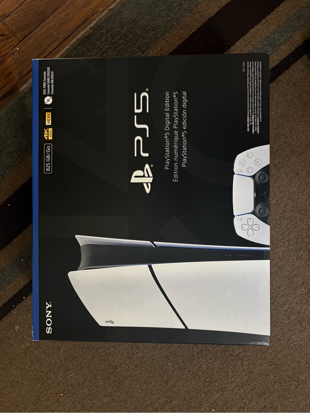 Sony PlayStation 5 Digital Edition Console - White and Black